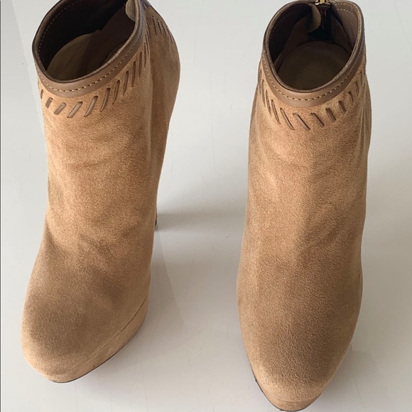 Jimmy Choo, Evans Suede Ankle Boots/Booties - Picture 2 of 10